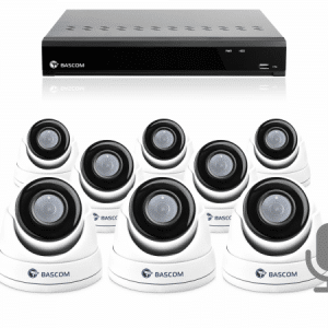 Bascom Kabelloses 8-Dome-System: Professionelle Überwachung leicht gemacht