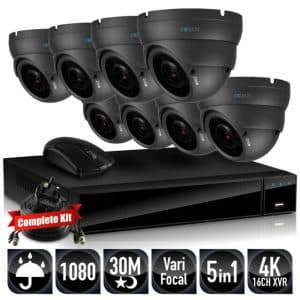 Zxtech 8 X Nachtsicht Wasserdicht Hd-Cam 16-kanal Audio Videoaufnahme