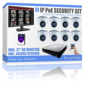 Videoüberwachung Set mit Monitor